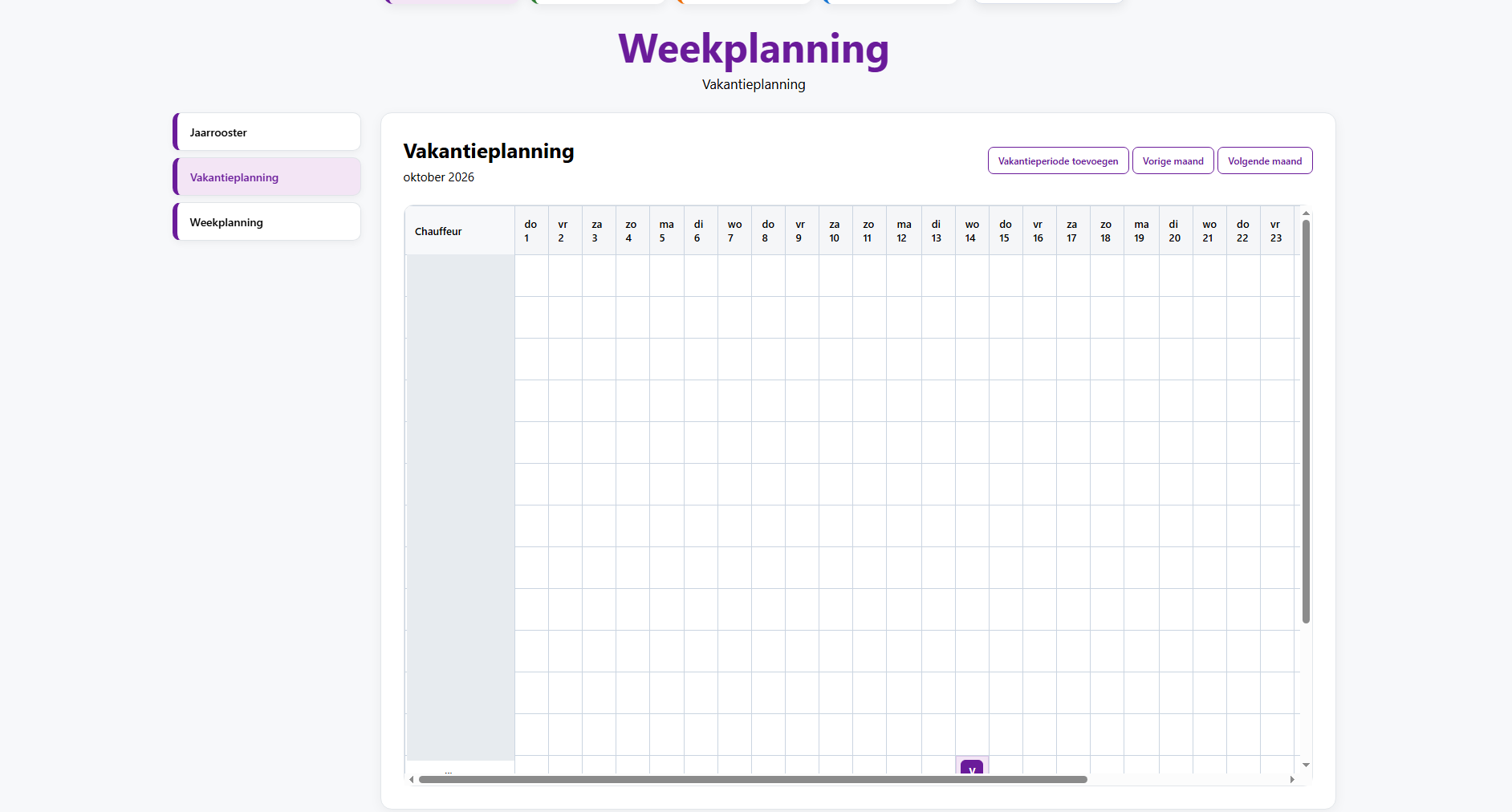 Holiday planning